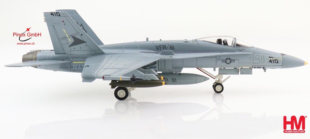 F/A-18C Hornet Mig Killer VFA-81 Sunliners 1991. Hobby Master Modell im  Massstab 1:72, HA3571.